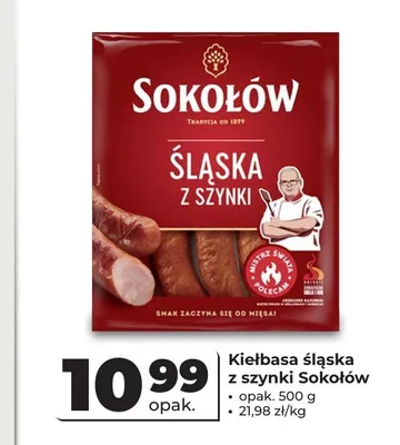 Kiełbasa śląska z szynki Sokołów promocja w Odido