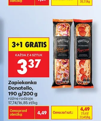 Zapiekanka Donatello kebab z kurczaka promocja w Biedronka
