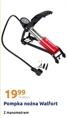 Pompka nożna z manometrem promocja w Action