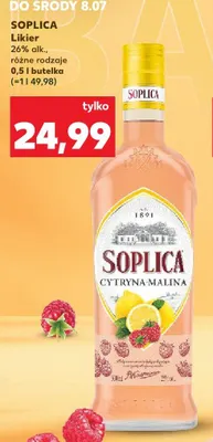 Likier Soplica Cytryna-Malina promocja w Kaufland