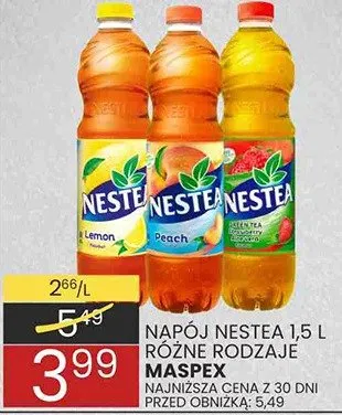 Napój Nestea 1.5l różne rodzaje promocja w Wafelek