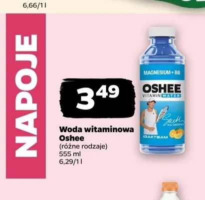 Woda witaminowa Oshee promocja w Netto