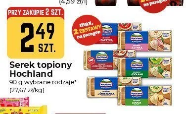 Serek topiony Hochland z borowikami promocja w Społem Częstochowa