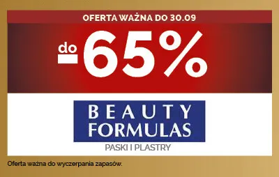 Paski i plastry Beauty Formulas promocja w Ziko Dermo