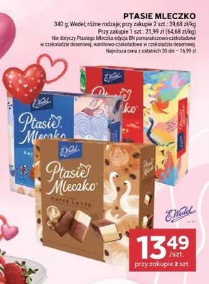 Ptasie mleczko różne rodzaje promocja w Stokrotka