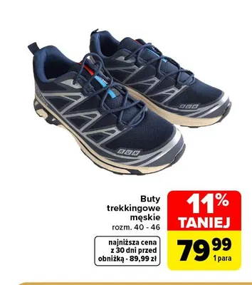 Buty trekkingowe męskie promocja w Carrefour