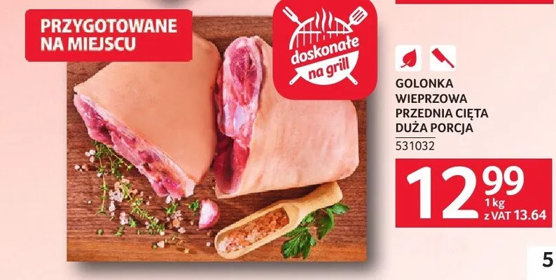 Golonka wieprzowa przednia cięta duża porcja promocja w Selgros
