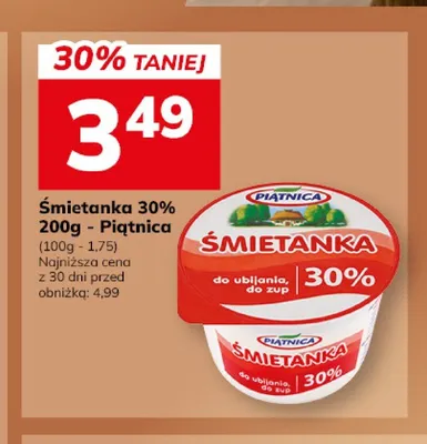 Śmietanka 30% Piątnica promocja w Hitpol