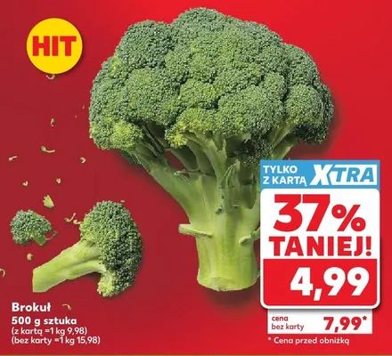 Brokuł promocja w Kaufland