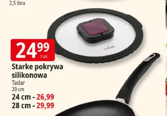Starke pokrywa silikonowa 24 cm promocja w Leclerc