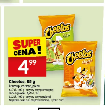 Chrupki Cheetos pizza promocja w Twój Market