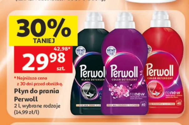 Płyn do prania Perwoll promocja w Auchan