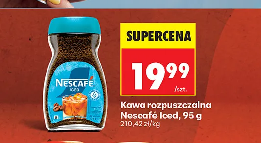 Kawa rozpuszczalna Nescafé Iced promocja w Biedronka