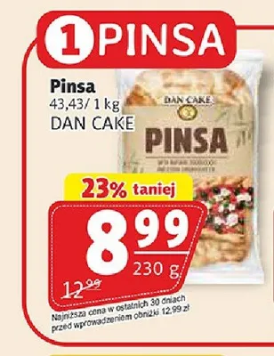Pinsa DAN CAKE promocja w Prim Market
