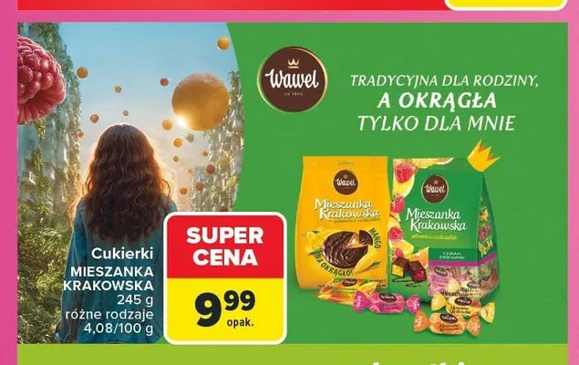Cukierki Mieszanka Krakowska Wawel Mango promocja w Carrefour