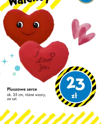 Pluszowe serce promocja w Tedi