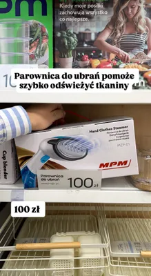 Parownica do ubrań MPM MZP-01 promocja w Pepco
