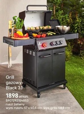 Grill gazowy Black 3.1 Castorama promocja w Castorama