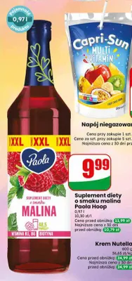 Suplement diety o smaku malina Paola promocja w Dino