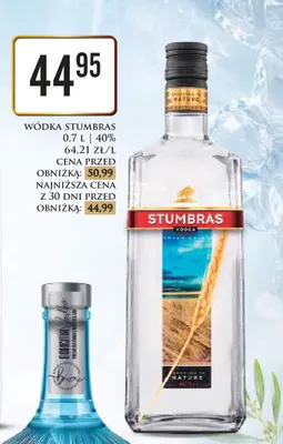Wódka Stumbras promocja w Dino