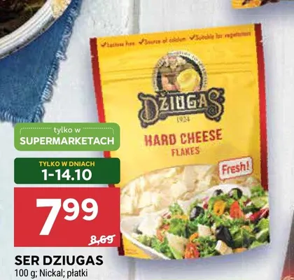 Ser Dziugas płatki promocja w Stokrotka