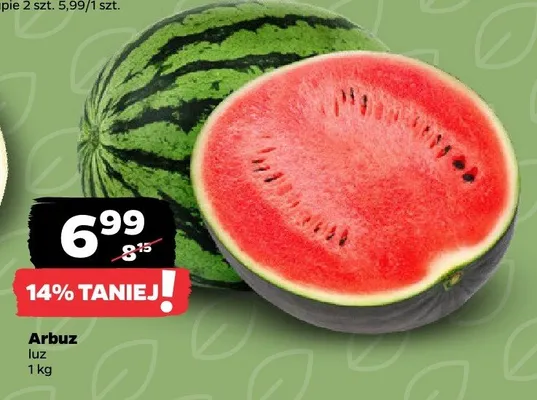 Arbuz luz promocja w Netto