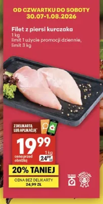 Filet z piersi kurczaka Z Lady zza Lady promocja w Delikatesy Centrum