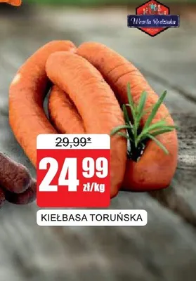 Kiełbasa toruńska Wędliny z Wędzarni promocja w Bingo