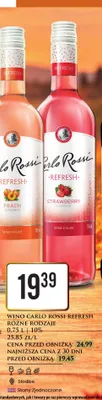 Wino białe Carlo Rossi Refresh Peach promocja w Dino