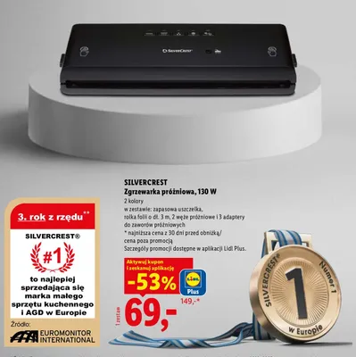 Zgrzewarka próżniowa Silvercrest promocja w Lidl
