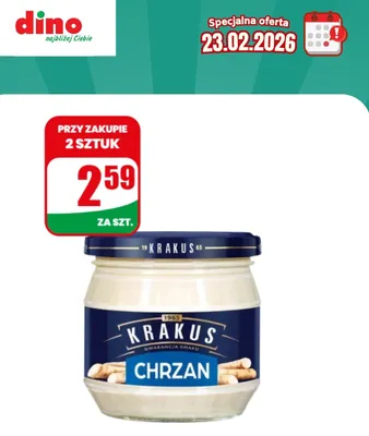 Chrzan tarty promocja w Dino