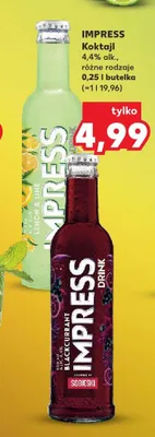 Koktajl Impress Blackcurrant promocja w Kaufland