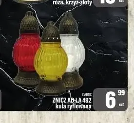 Znicz Ad La 492 kula ryflowana Dabex promocja w Tomi Markt