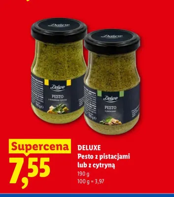 Pesto z cytryną Deluxe promocja w Lidl