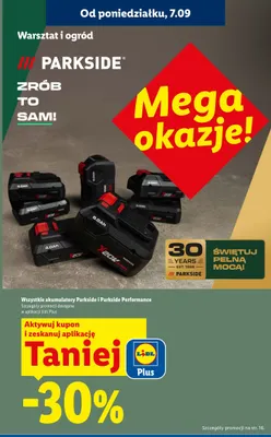 Akumulatory Parkside i Parkside Performance promocja w Lidl