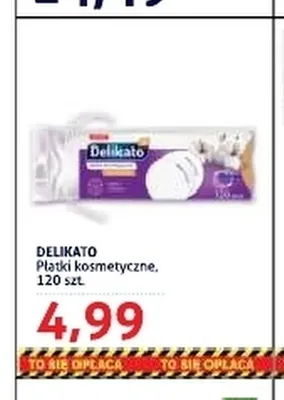 Płatki kosmetyczne Delikato promocja w Blue Stop