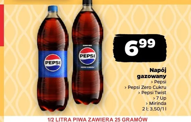 Napój gazowany Pepsi Twist promocja w Netto