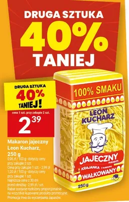 Makaron jajeczny 100% smaku promocja w Twój Market