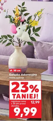 Gałązka dekoracyjna różne rodzaje promocja w Kaufland