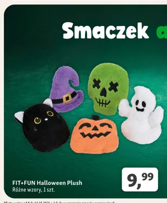 Pluszowa zabawka Halloween Plush FIT+FUN promocja w MAXI ZOO
