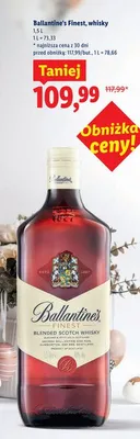 Whisky Blended Scotch Finest promocja w Lidl