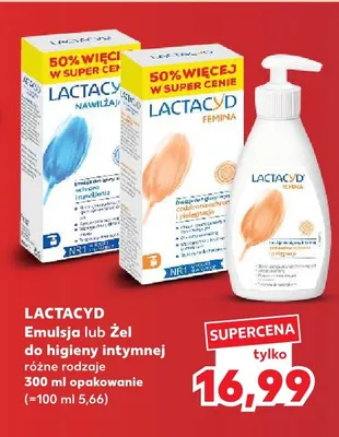 Emulsja do higieny intymnej Femina Lactacyd promocja w Kaufland