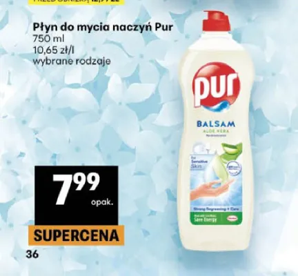 Płyn do mycia naczyń Pur Balsam promocja w Delikatesy Centrum