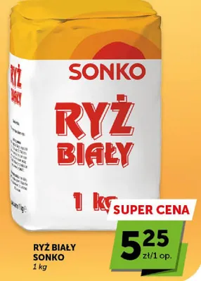 Ryż biały Sonko promocja w Groszek