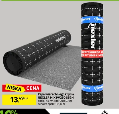 Papa wierzchniego krycia Nexler Mix PV250 S52H promocja w Leroy Merlin