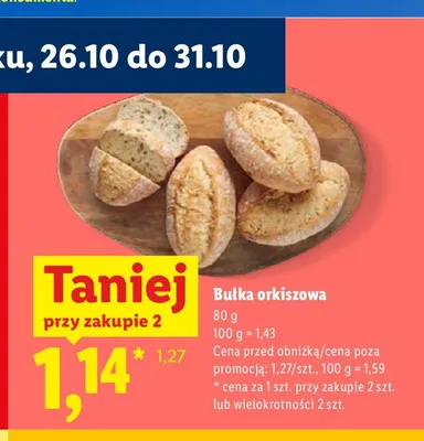 Bułka orkiszowa promocja w Lidl