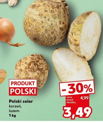 Polski seler korzeń, luzem promocja w Kaufland
