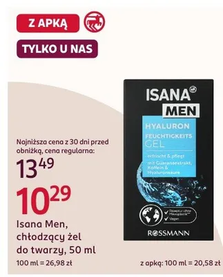 Chłodzący żel do twarzy promocja w Rossmann