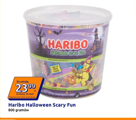 Żelki Haribo Halloween Scary Fun promocja w Action