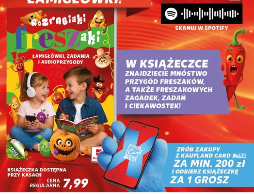 Książeczka Rozrabiaki Freszaki promocja w Kaufland